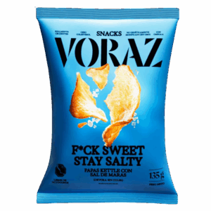 VORAZ PAPAS KETTLE CON SAL DE MARAS 135g