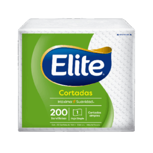 ELITE  SERVILLETA  CORTADA 18*200 HOJAS